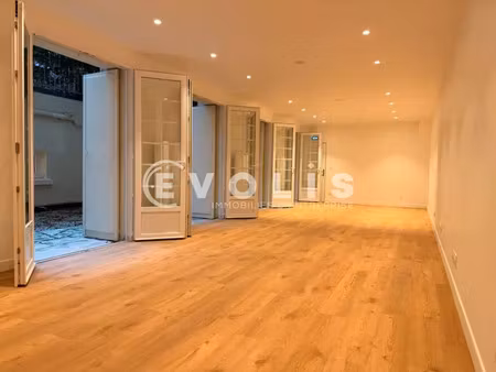 bureau rdc avec cour privative