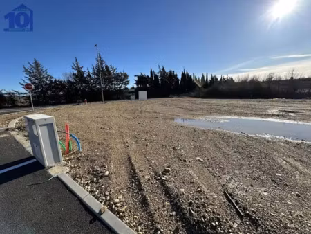 vente terrain 400 m² à sauvian (34410)  166 000 €