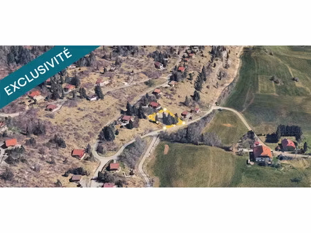 vente terrain à batir 1053 m² à foncine-le-haut (39460)  89 000 €