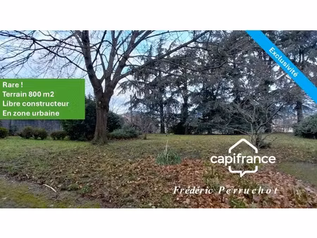 vente terrain 800 m² à clermont-ferrand (63000)  248 000 €