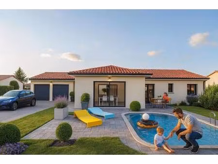 terrain avec maison neuve à vendre