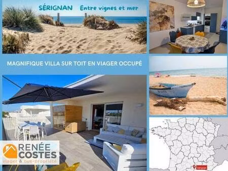 viager occupé - h77 ans - serignan (34410)