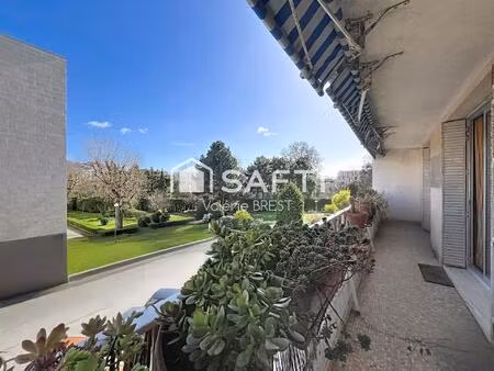 marseille -13008-type4 de 80m2-balcon-cave-parking