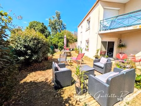 appartement t3 57m² avec locataire en place-garage-jardin120m²