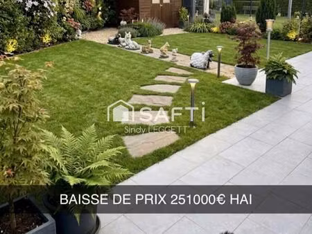 maison 122m2 semi individuelle 4 chambres jardin garage