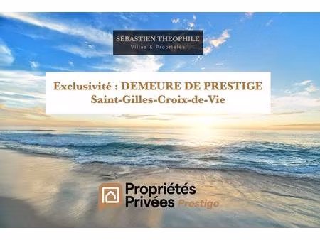 maison familiale - prestige - vue mer saint gilles croix de vie - 9 pièce(s) 291 m2