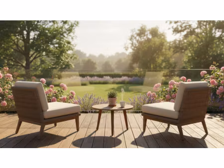 appartement t4 neuf avec jardin  terrasse  2 places de parki