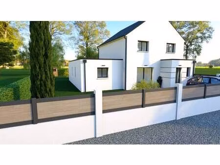 terrain avec maison neuve à vendre