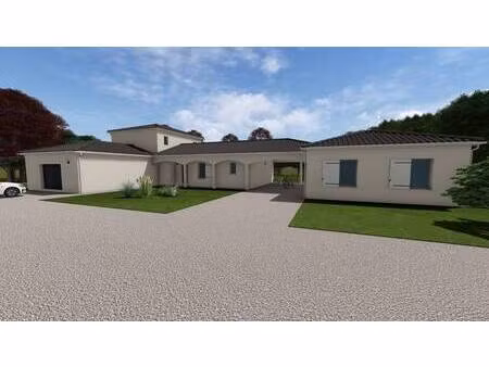 terrain avec maison neuve à vendre