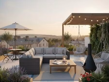 **retour de lot: 5 pièces lumineux avec 2 terrasses et 2 parkings**