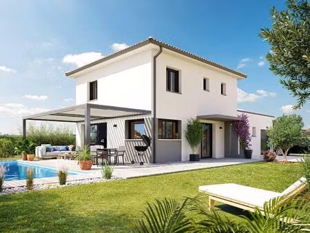 terrain avec maison neuve à vendre