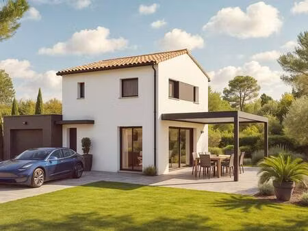 terrain avec maison neuve à vendre