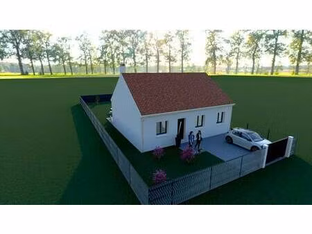 terrain avec maison neuve à vendre