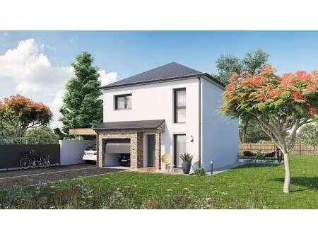 terrain avec maison neuve à vendre