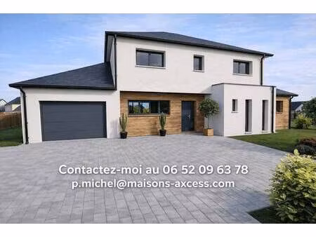 terrain avec maison neuve à vendre