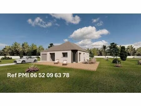 terrain avec maison neuve à vendre