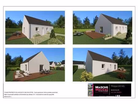 terrain avec maison neuve à vendre