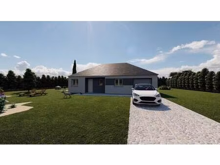 terrain avec maison neuve à vendre