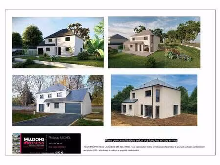 terrain avec maison neuve à vendre