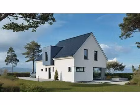 terrain avec maison neuve à vendre