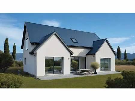 terrain avec maison neuve à vendre