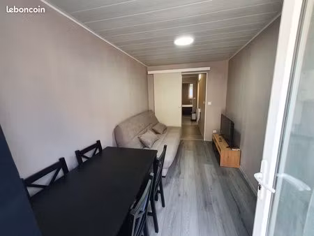 appartement meublé 2 pièces · 27m² · rdc · libre immédiatement 320 /mois charges comprises