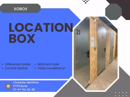 box garde-meuble 13m3