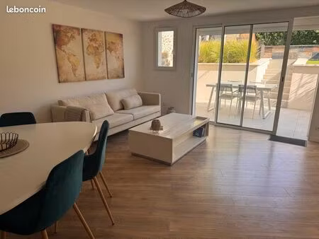 loue meublé f3 - jardin - mini piscine