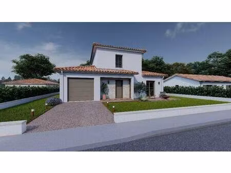 terrain avec maison neuve à vendre