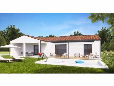 terrain avec maison neuve à vendre