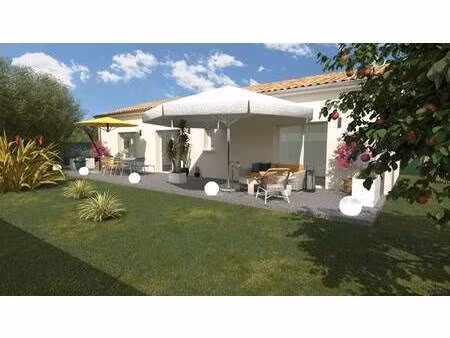 terrain avec maison neuve à vendre