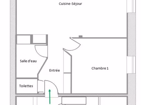 appartement t1 bis - proche du chateau d’angeville