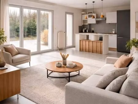 sergy - t3 en rez-de-jardin  garage et parking