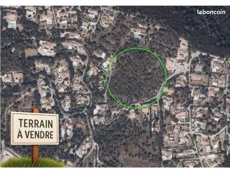 terrain 1 516 m² bagnols en foret