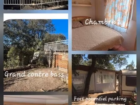 mobil home avec veranda