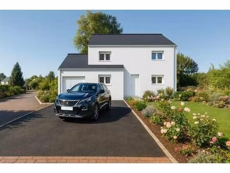 terrain avec maison neuve à vendre