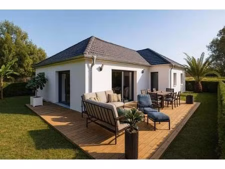 terrain avec maison neuve à vendre