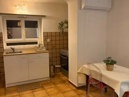 loue studio meublé en rez de jardin