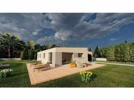 terrain avec maison neuve à vendre