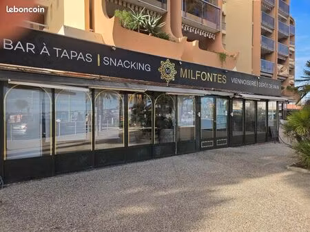 à céder – pas de porte & location local restauration – fréjus plage