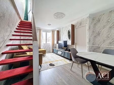 charmant duplex 3 pièces deuil-la-barre  quartier du mouti