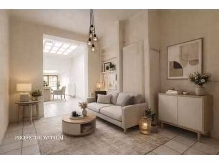 maison de ville avec 3 chambres et jardin orienté sud