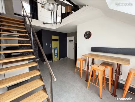 appartement loft t2 refait à neuf