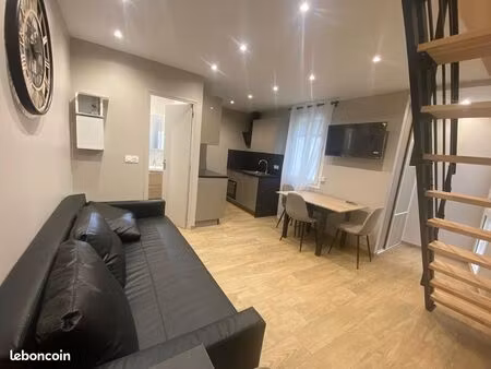 duplex meublé de 32 m² au sol tout équipé à créteil échât à proximité de l’université upec