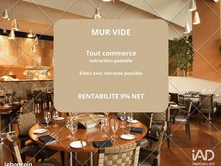 murs commerciaux 63 m² neuilly-sur-marne