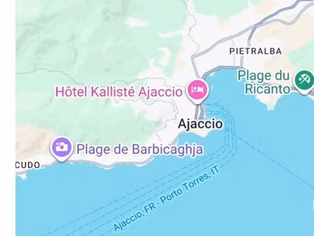 recherche terrain près de ajaccio