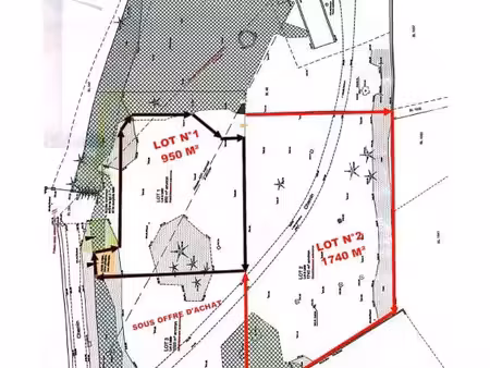 terrain 1 666 m² annonay