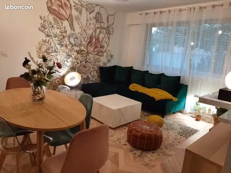 appartement 2 pièces avec cave et place de parking