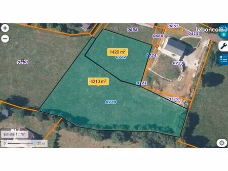 terrains constructibles en lot ou divisibles