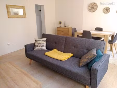 appartement 75 m²  meublé et rénové